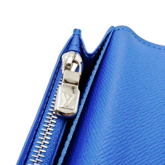 Louis Vuitton M63300 Eclipse Portefeuille Blazer Long Wallet Louis Vuitton Blue - Picture 12 of 15